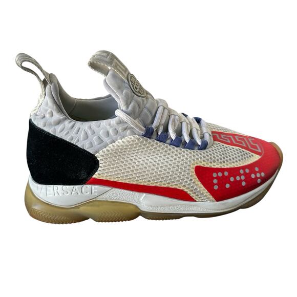 Versace Men Chain Reaction Multicolored Sneakers Authentic Size 40/US 7 - Picture 1 of 9